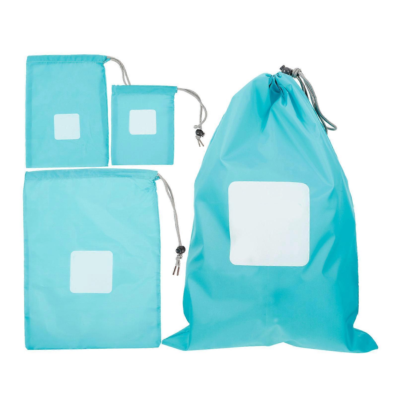 Waterproof Drawstring Bag Universal Storage Organizer for Outdoor 4Pcs Set