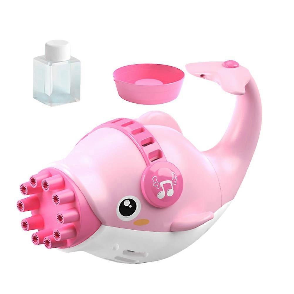 Bubble Blower 10-Hole Bubble Machine for Kids Outdoor 1Set