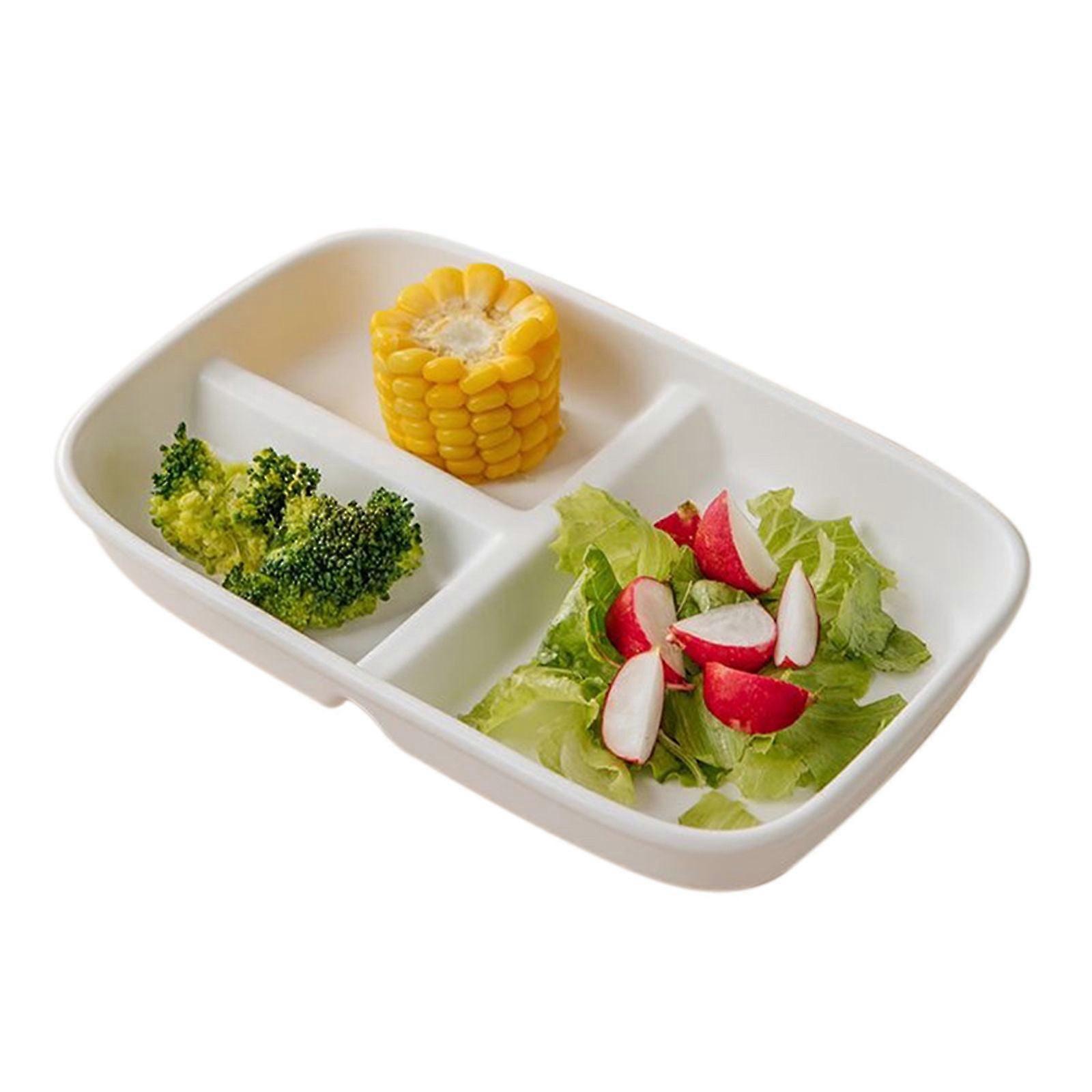 Portion Control Plates,211 Divided Plates for Home,Ceramic Portion Control Plate