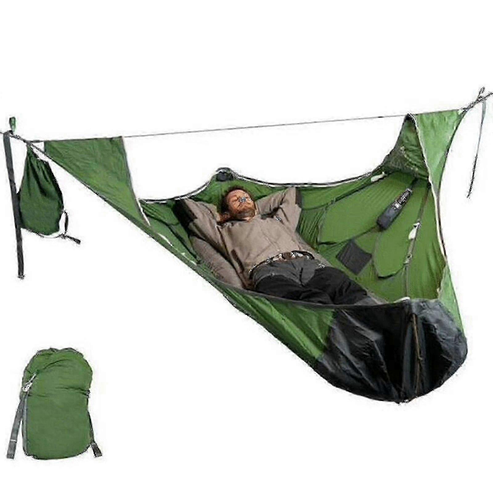 Portable Hanging Sleeping Bed with Adjustable Straps, Includes Suspension Kit
