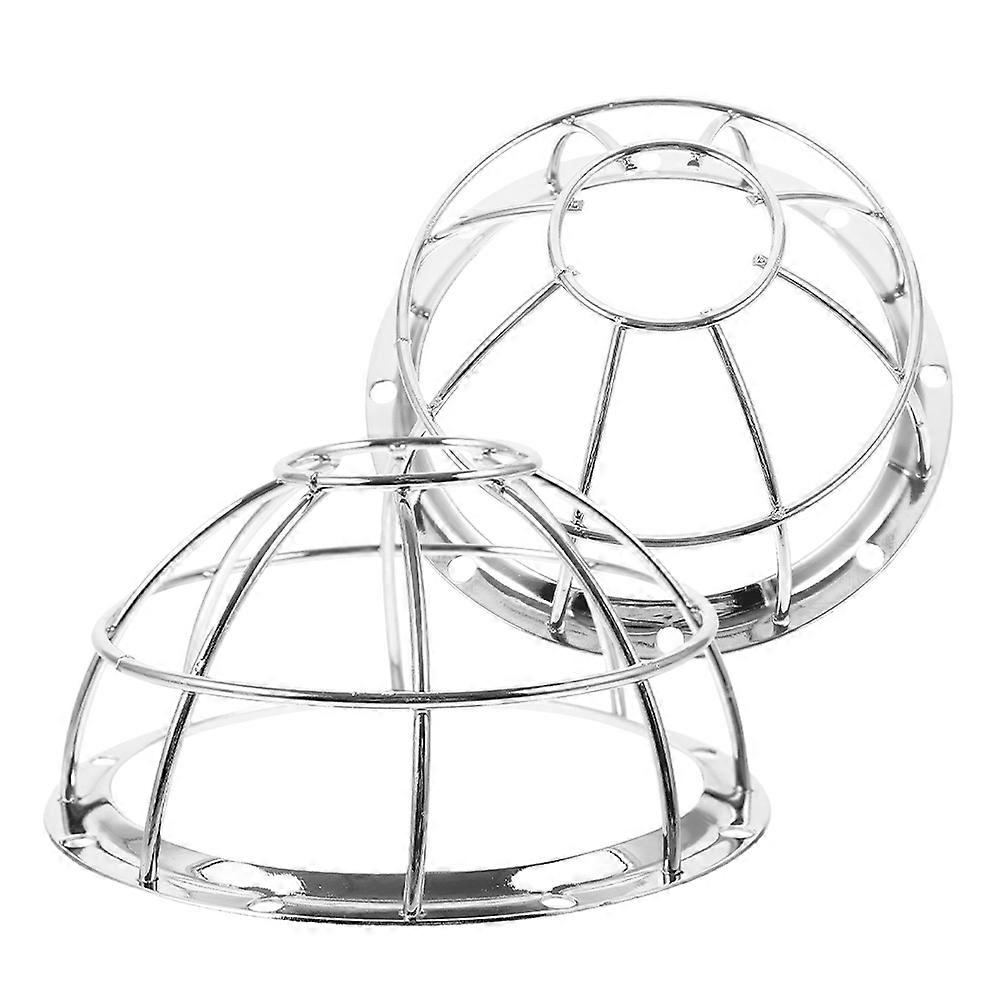 Detector Cover Protective 2Pcs Stainless Steel Sensor Shield