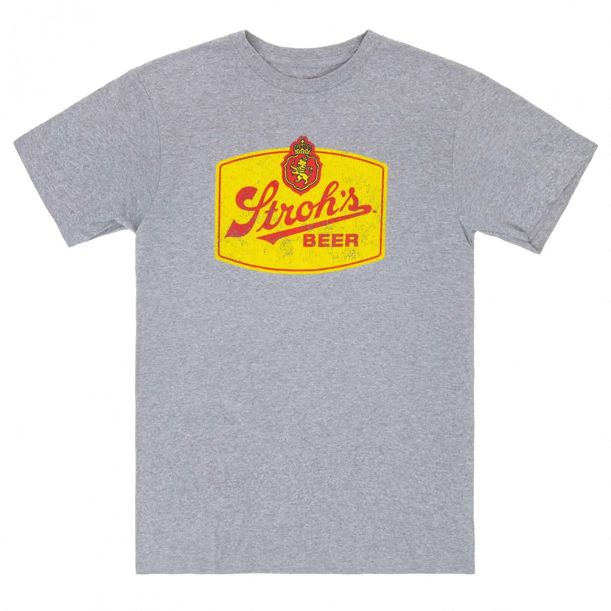 Stroh's Retro Grey Tee Shirt