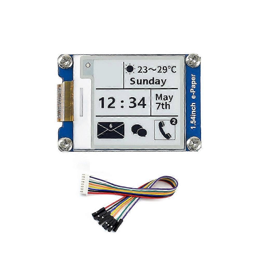 1.54inch SPI E-Ink E-Paper Screen for Arduino STM32 Raspberry Pi 4B EPaper Display Module for Coding Projects