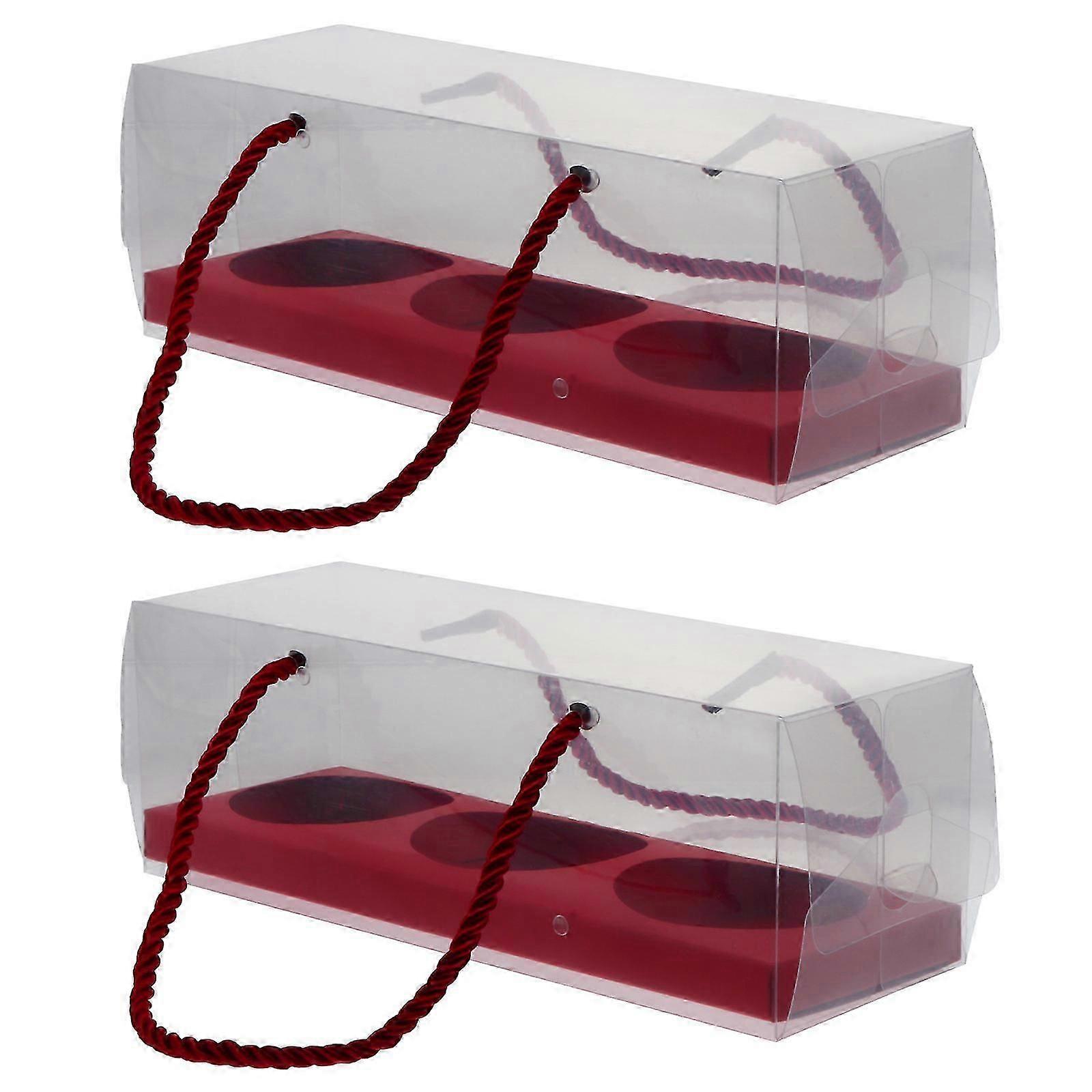 Yolk Puff Packaging Boxes, Set of10 for Bakery Storage