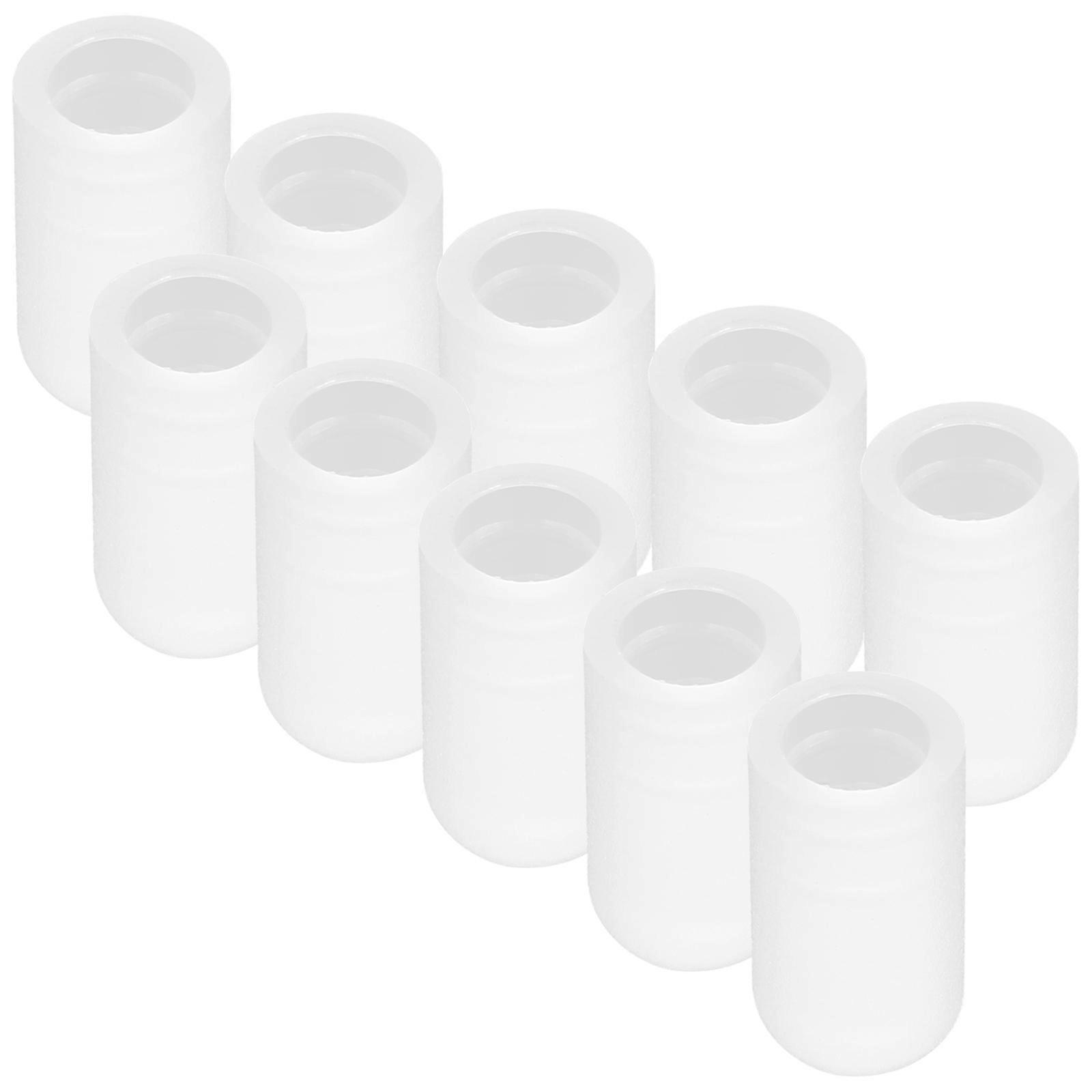 10pcs Drum Mute Tips Drumstick Caps Silicone Drumstick Silent Tips Drum Practice Tips