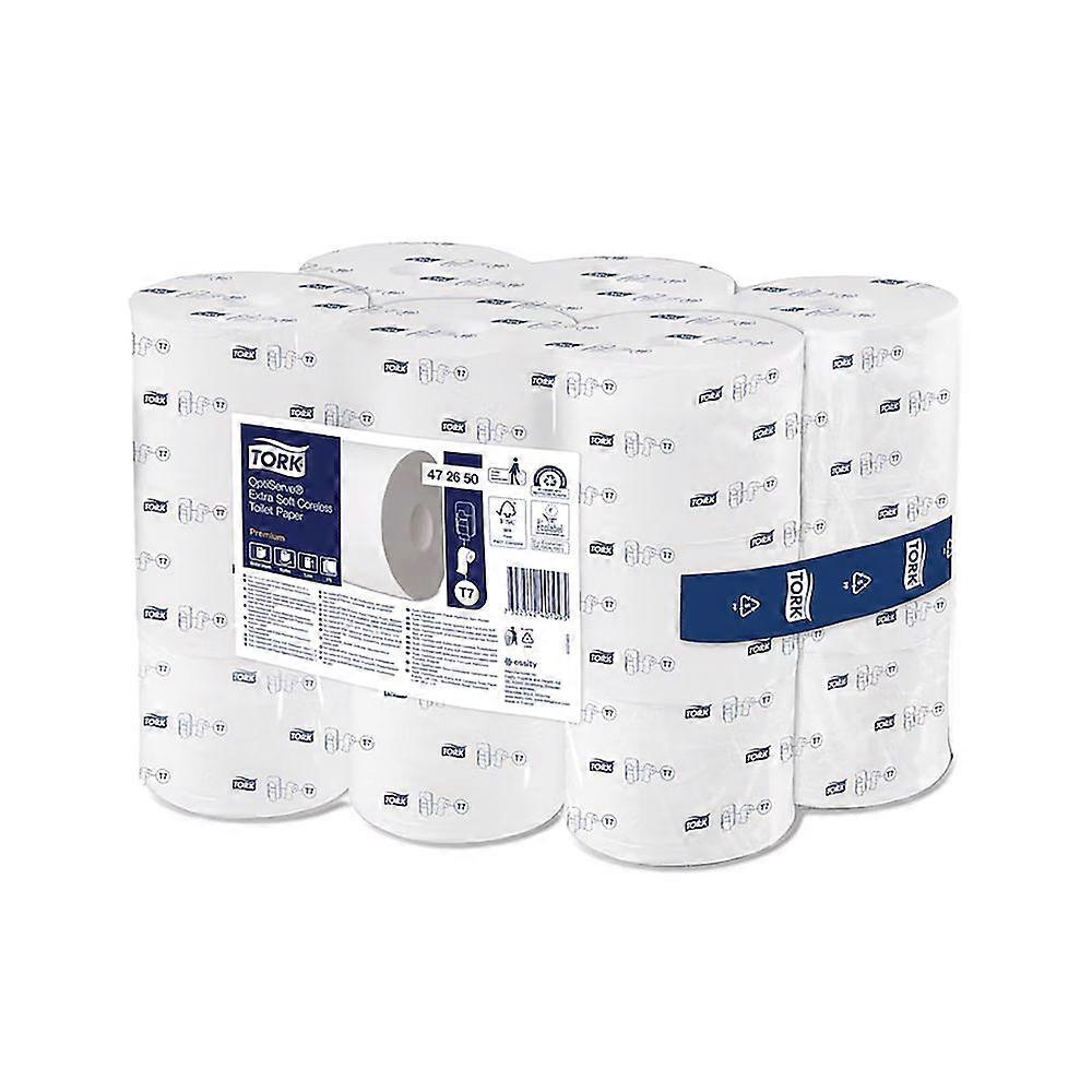Tork OptiServe Coreless Extra Soft Premium 3-Ply Toilet Paper Rolls (Pack of 18) 472650