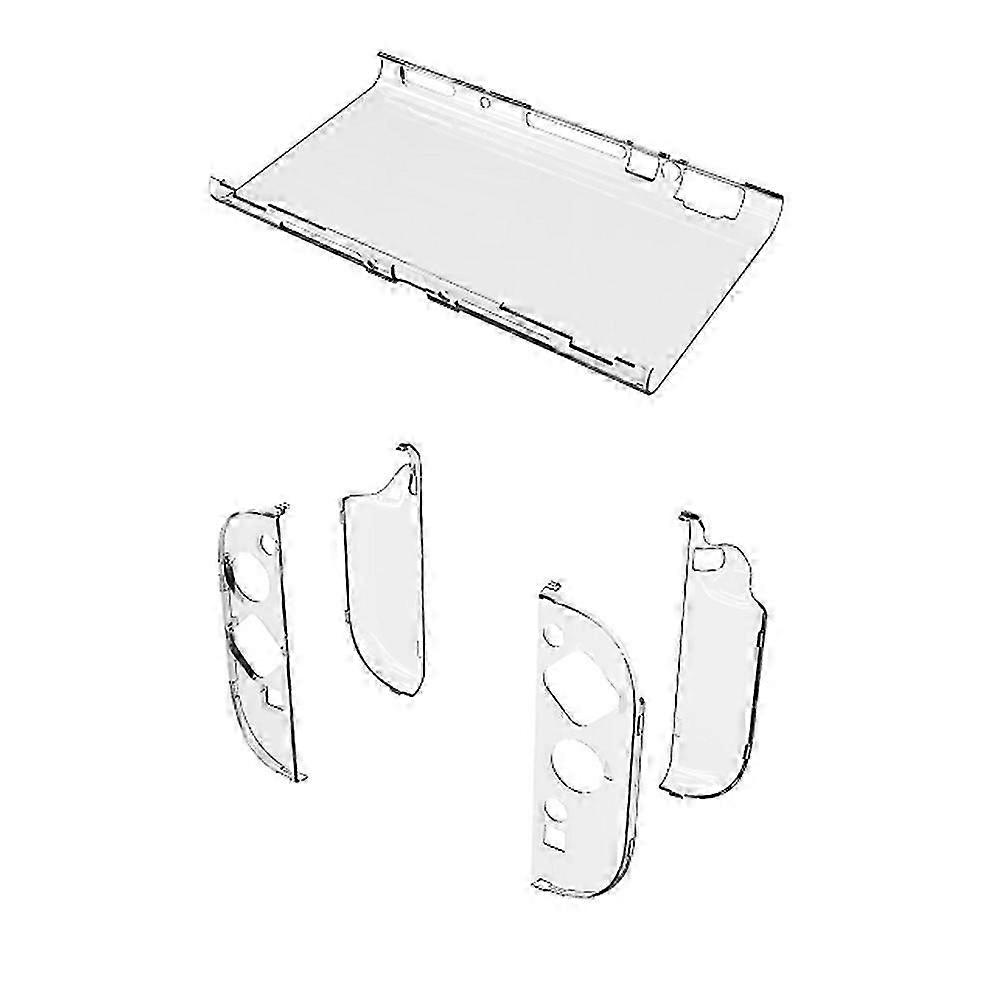 Transparent Protective Case for Switch 2 Split Case Cover Anti-Fall Protective Shell Cover Game Con