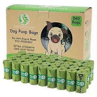 Poo Bags for Dog Waste, 540 Extra Thick Strong 100% Leak Proof.