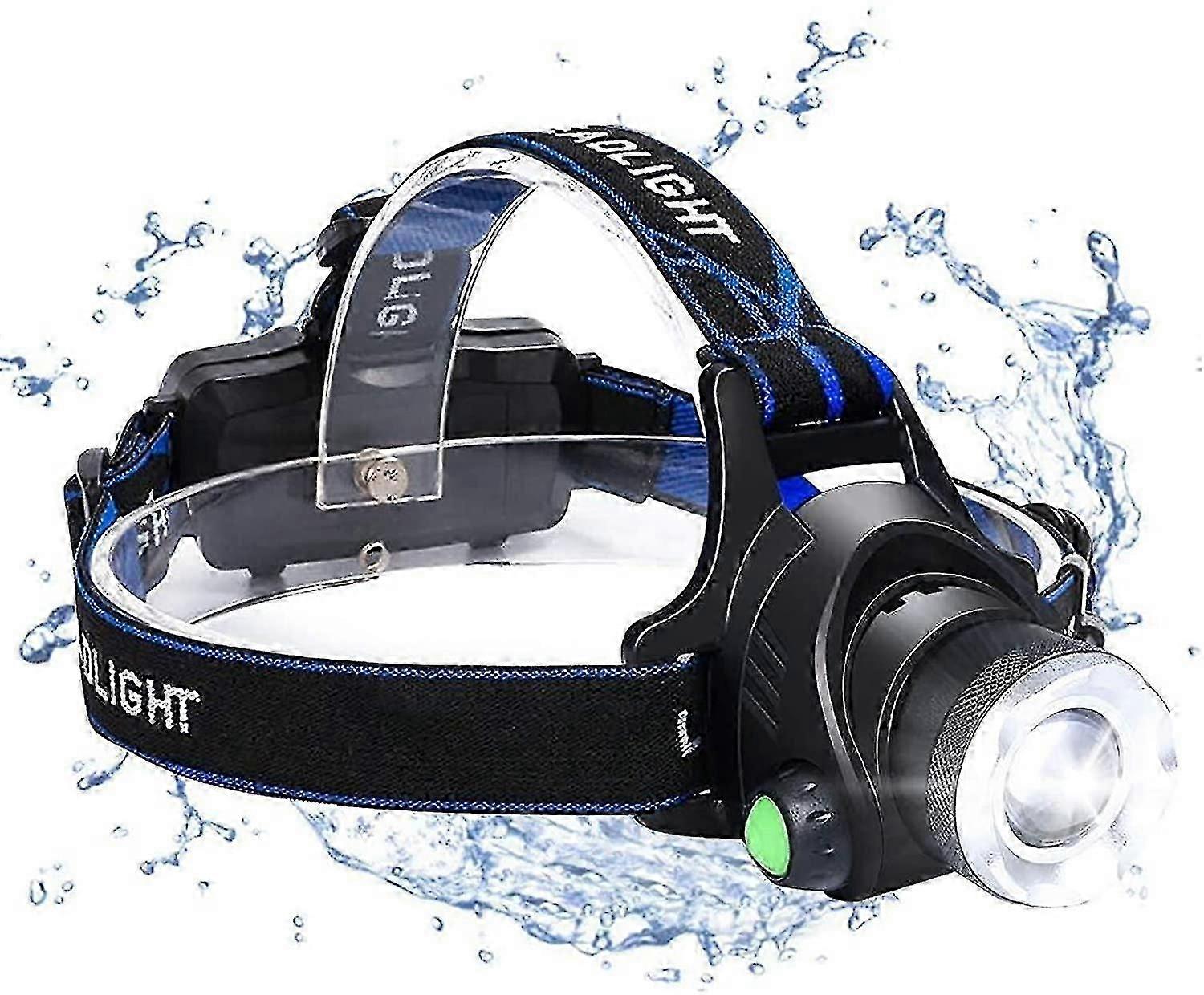 Led Headlamp, Usb Rechargeable Single Head Headlight, Ip64 Waterproof