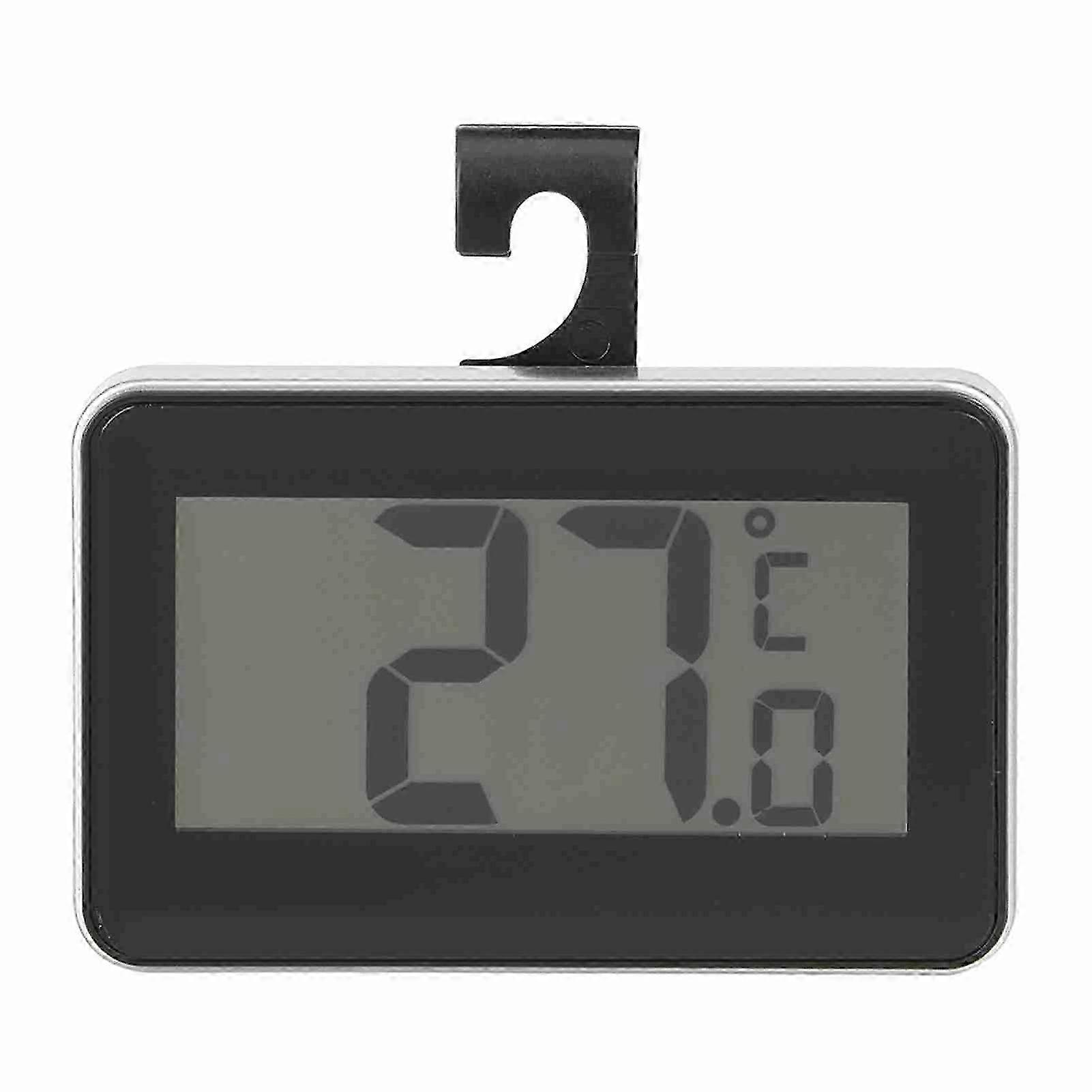 High Accuracy Waterproof Electronic Thermometer Compatible withRefrigerator Fridge Temperature Black