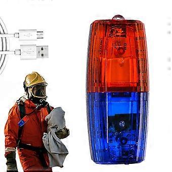 Wiederaufladbare, wasserdichte LED-Schulterwarnleuchte mit USB-Anschluss und blinkenden Sicherheitsclips sowie gut sichtbaren Stroboskopmodi für den Nachteinsatz