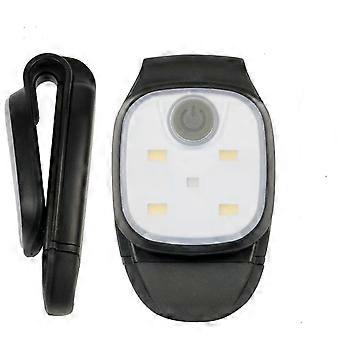 2 stuks outdoor nacht clip op looplichten reflecterende USB oplaadbare led licht kleine running gear