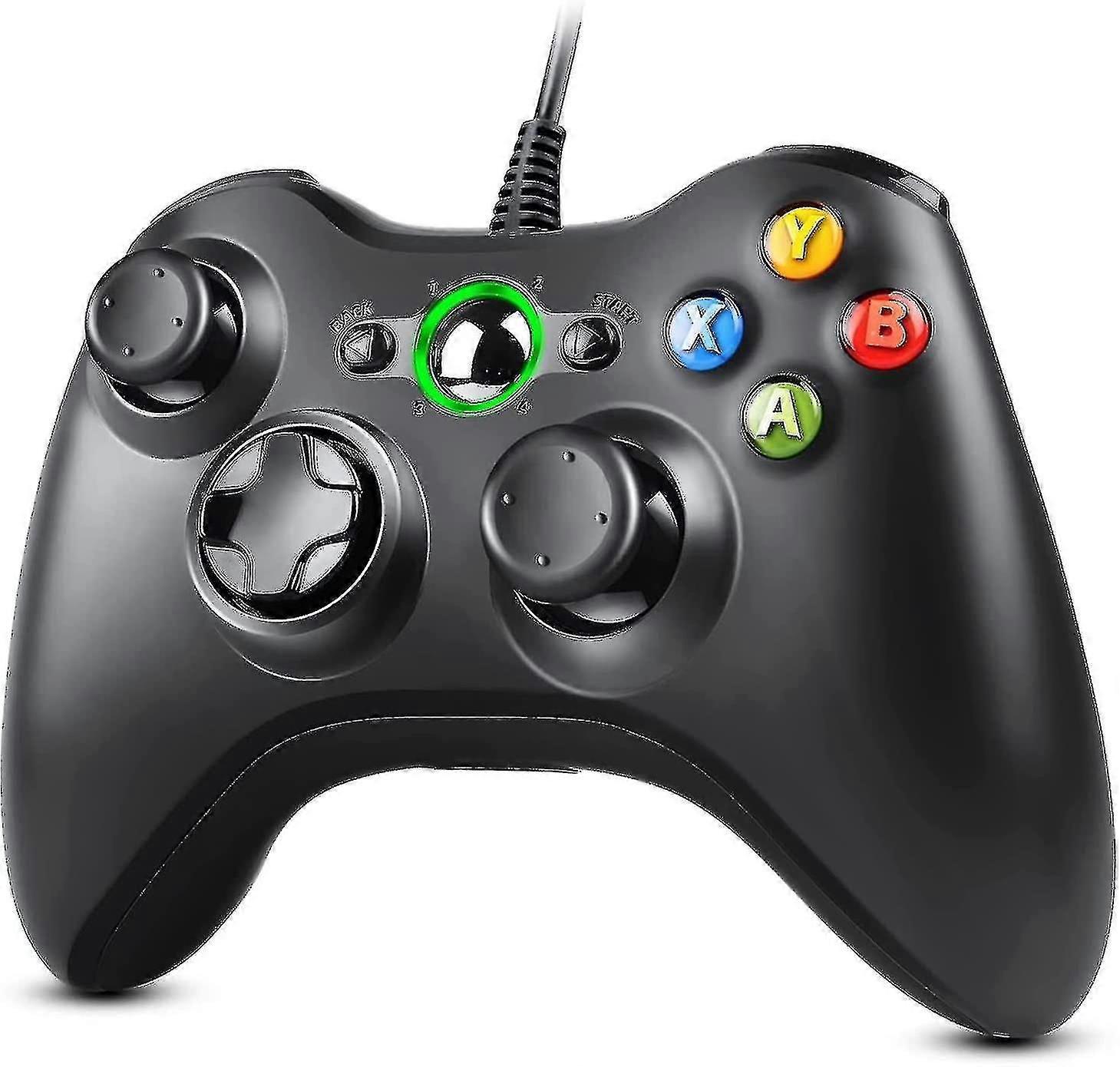 Controller til Xbox 360, joystick med kablet USB-controller