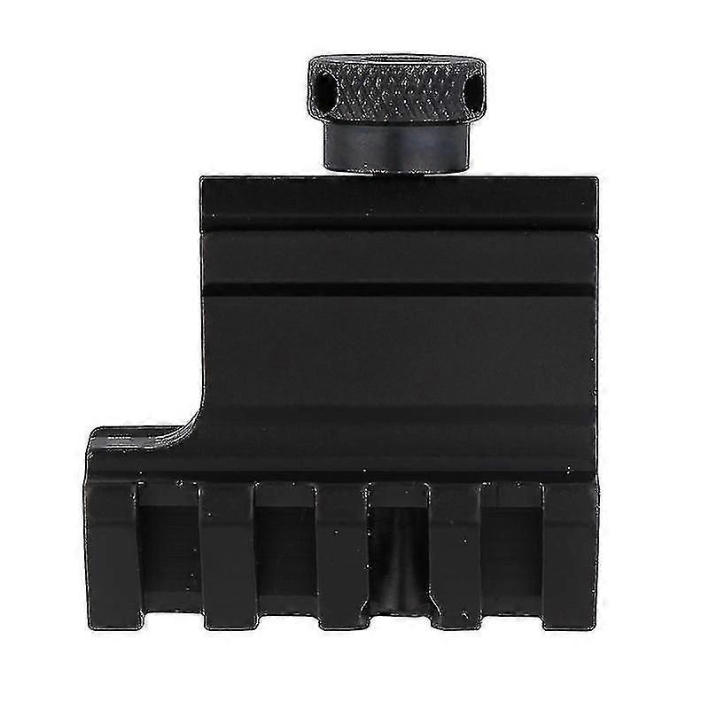 45 Degree Side Rail Mount Offset Rail Mount For Flashlight Outdoor (black)
