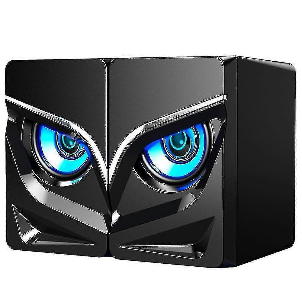 Wired Desktop Notebook Subwoofer Speaker-black Upgraded Version-