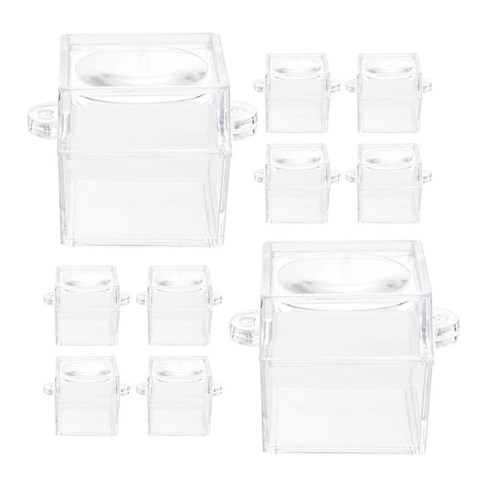 Transparent Magnifying Insect Viewer Box for Storage Use 12Pcs ABS Material