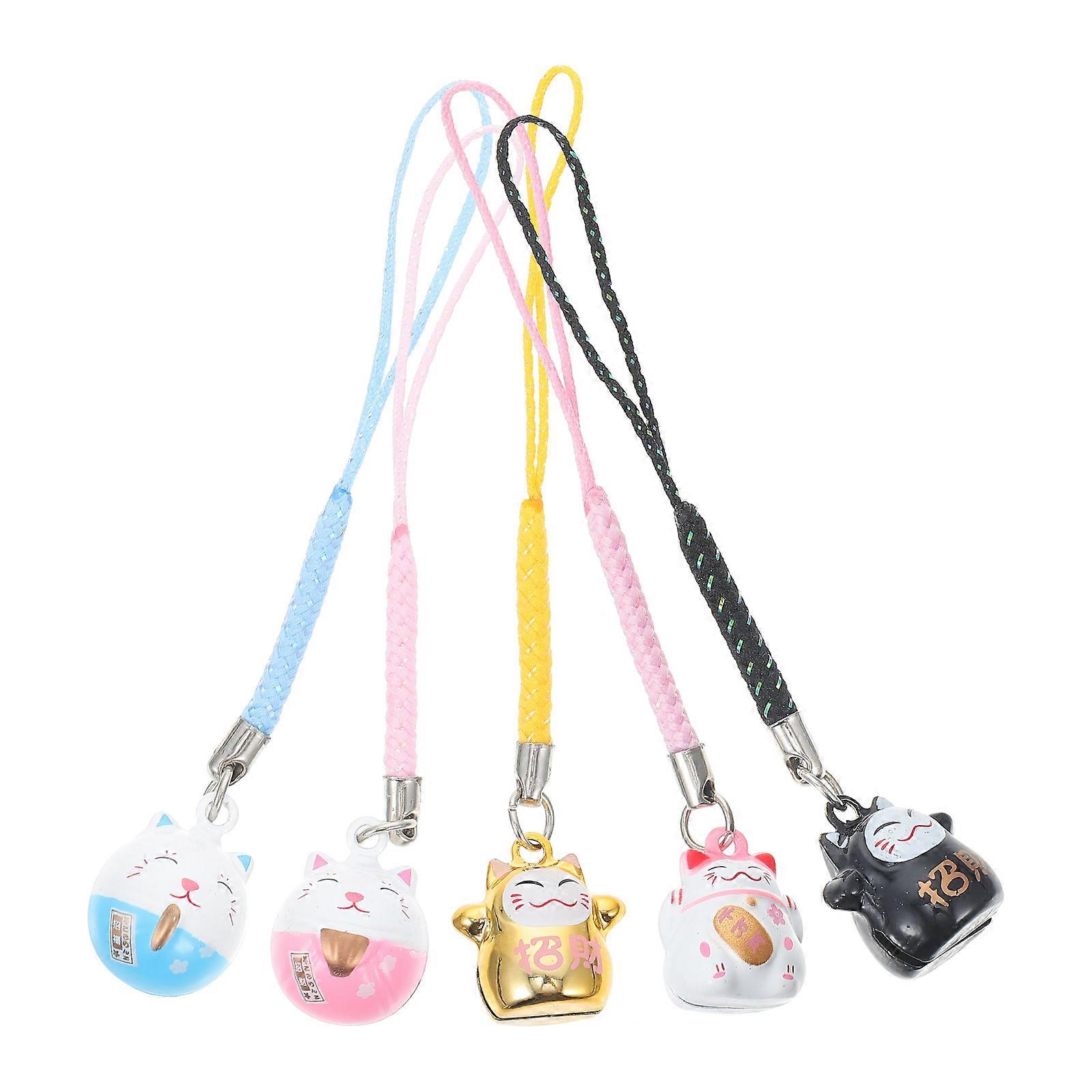 Copper Keychains for Decorative Phone Chain 5Pcs Set
