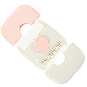 Peigne de coupe de cheveux portable, peigne de barbier, outil de coupe de franges