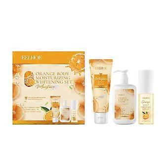 EELHOE Oranje Body Moisturizing Whitening Geur Cadeauset Zachte Hydraterende Hydraterende Huidverzorgingsset
