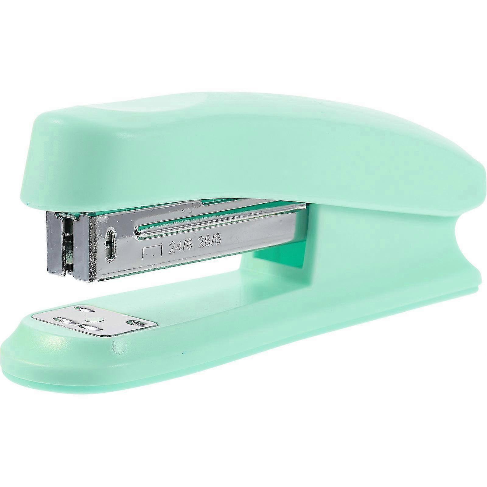 Manual Heavy Desktop Stapler Multi-Function Metal Office Supply Binding Green 1Set