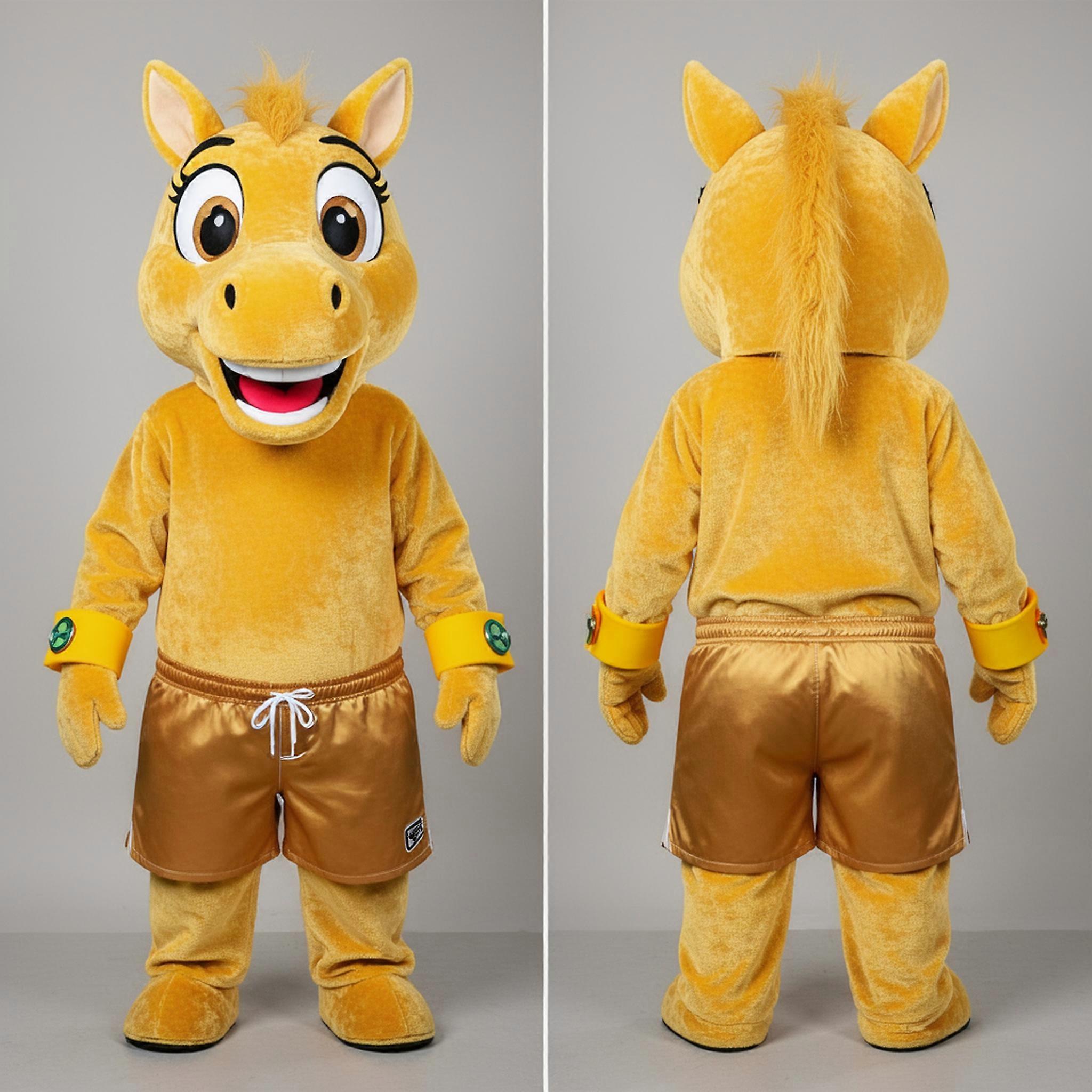 MASTICOT Golden Velvety Mare Mascot