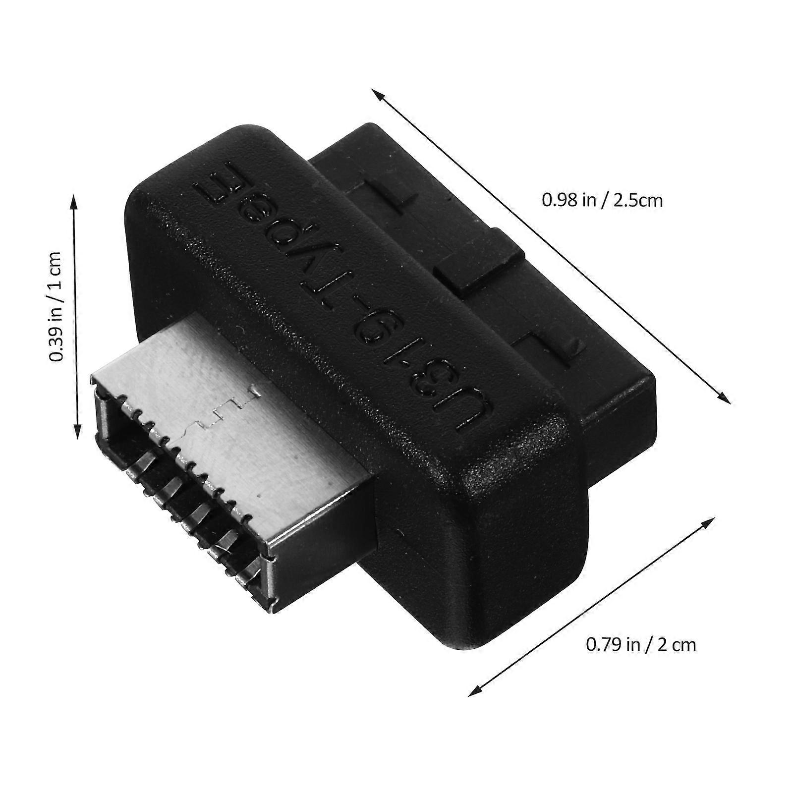 USB Front Panel Adapter for Computer 19 Pin Expansion Card Conversion