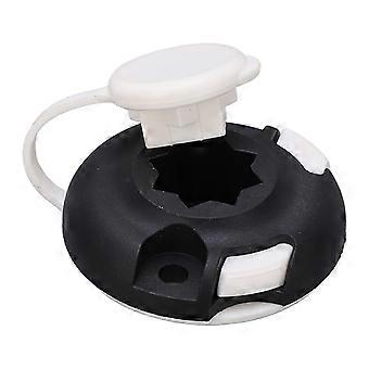 Base di montaggio per binario per kayak, rotonda, ad 8 angoli, in plastica PVC, portatile e resistente all'usura, accessori per kayak.