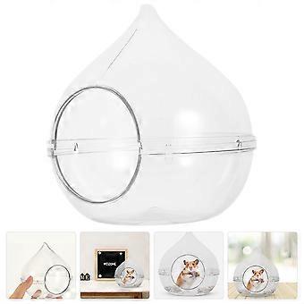 Hamster Bathtub Acrylic Transparent Box for Pet Use Accessory