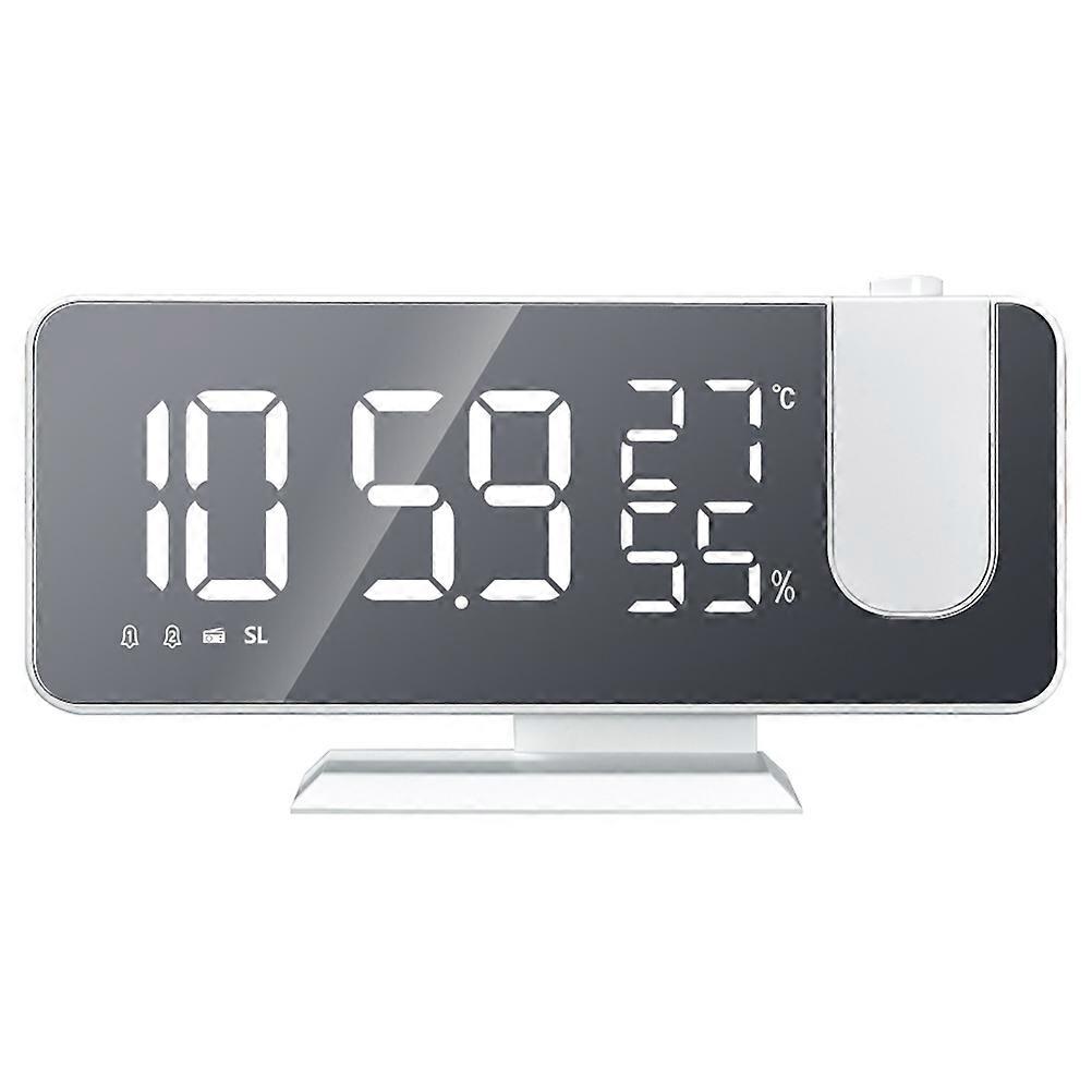 Electronic Clock Projection Clock with Weather Forecast and -Hygrometer 1Set