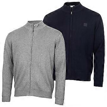 Suéter de golfe masculino Calvin Klein East Berks com forro isolante elástico