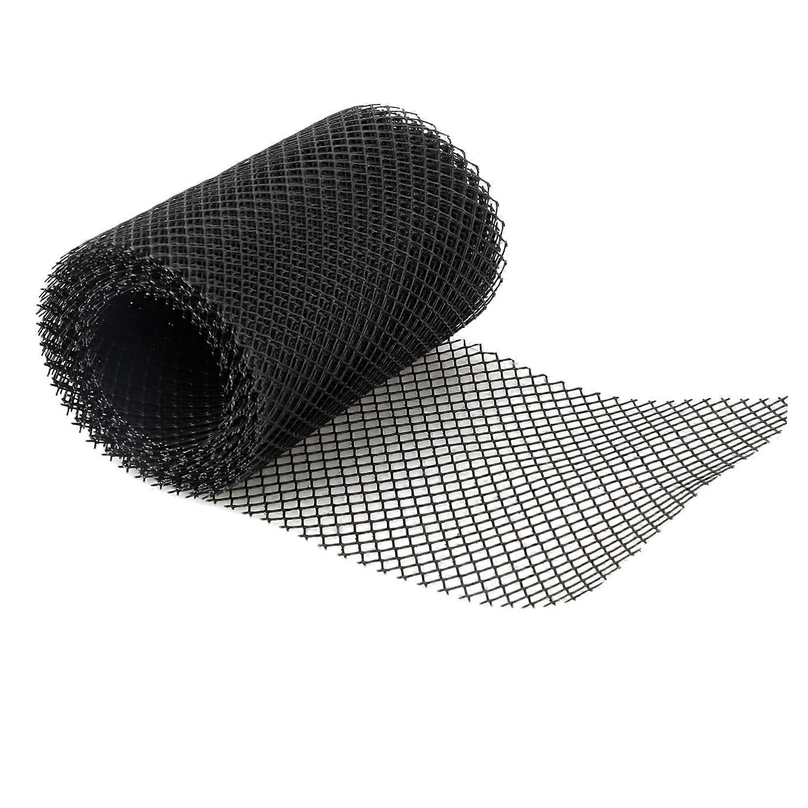 Flexible Gutter Guard with AntiClog Leaf Filter for Downspouts, Easy Trim Installation, Reusable Mesh
