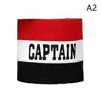 Klassieke aanvoerdersband voor voetbaltraining voor volwassenen en jongeren. Elastische armband voor teamsporten.