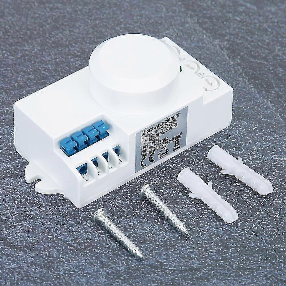 5.8GHz microwave radar sensor, human motion automatic detector, light switch, AC 220V-240V