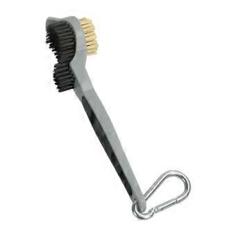 High Performances Golf Club Brush With Comfort Grip Double Sided Golf Cleaning Brush For Club Maintenance Enduring