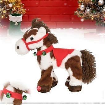 Brinquedo Cavalo Andando Animado com Estampas
