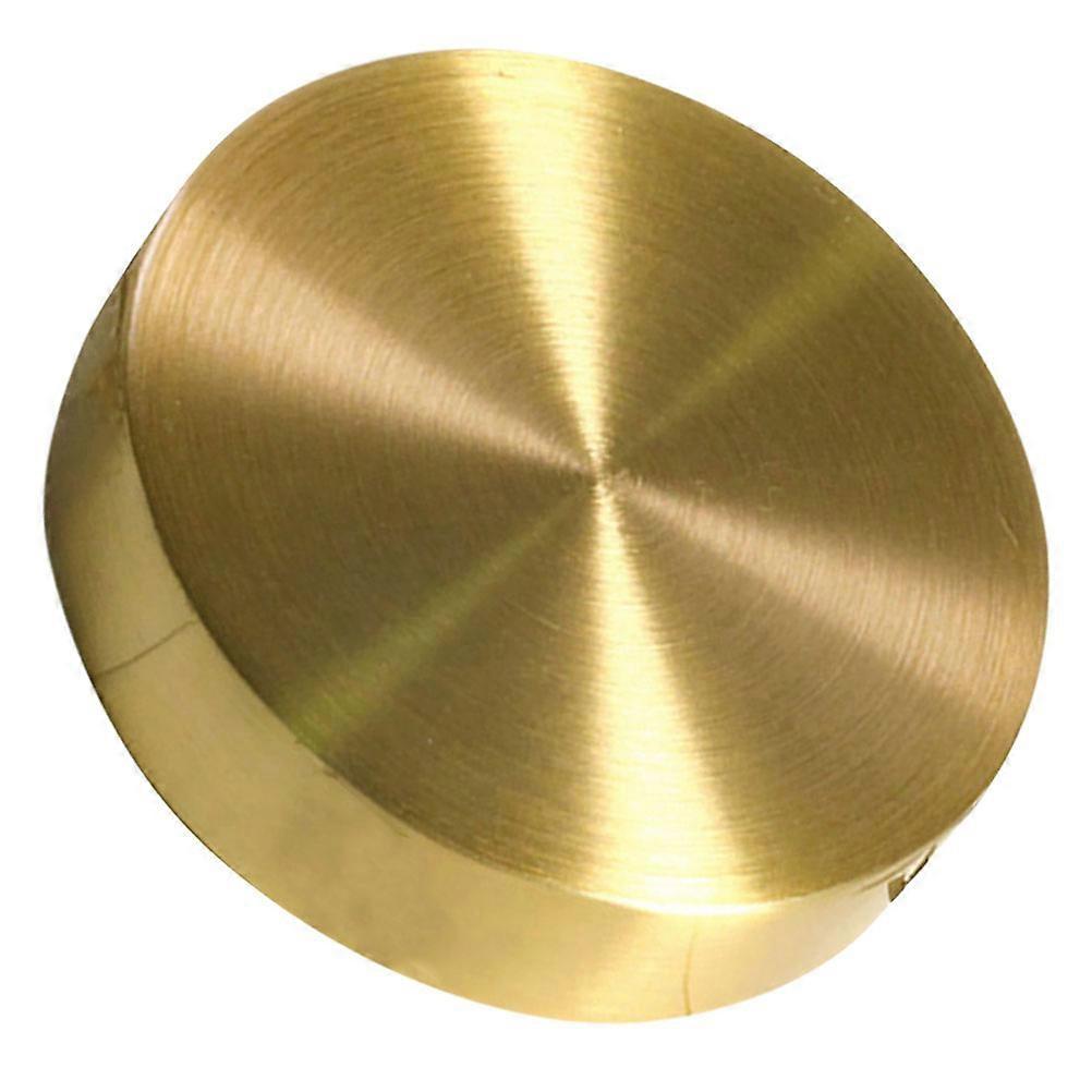 Golden Brass Round Paperweight compatible with Calligraphy Use 2Pcs Solid Paperweights