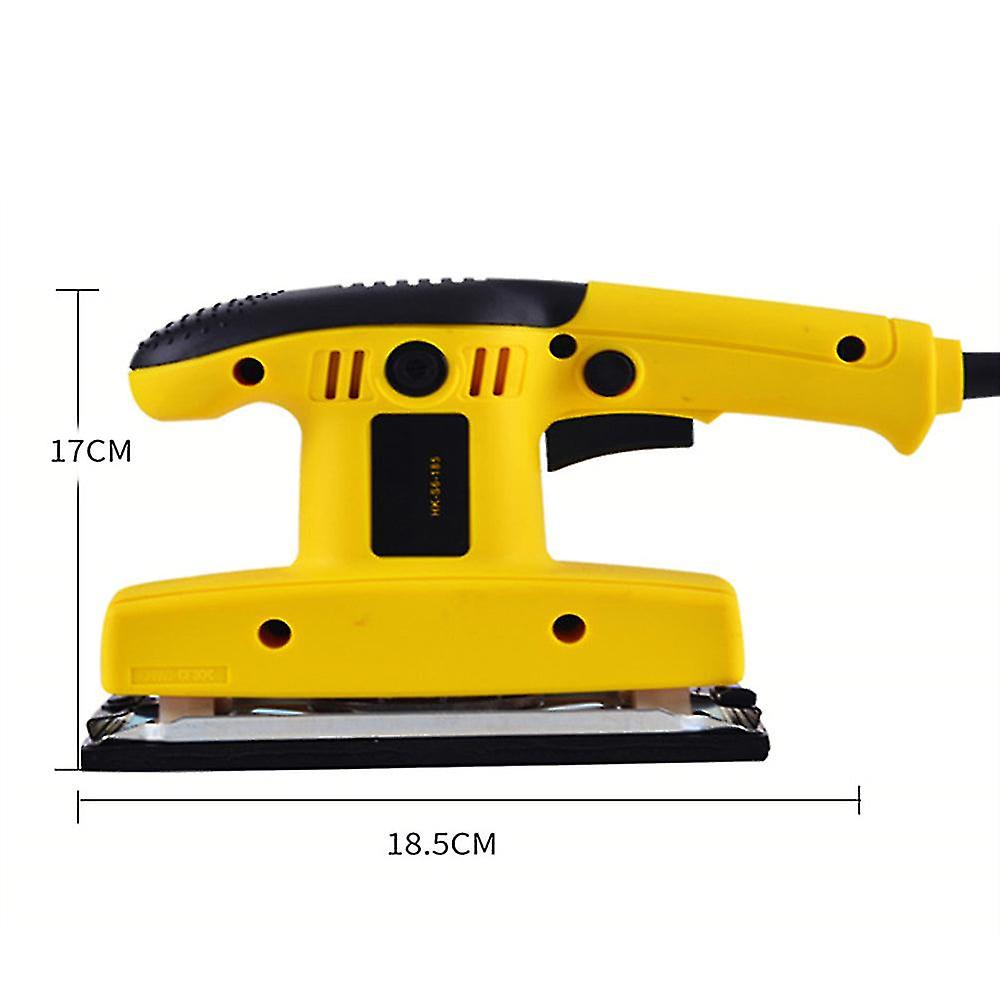 Ponceuse De Détail DOVAMAN DLS03A 130W 12000 Tr/min - 12 Feuilles Abrasives + Double Aspiration Poussière
