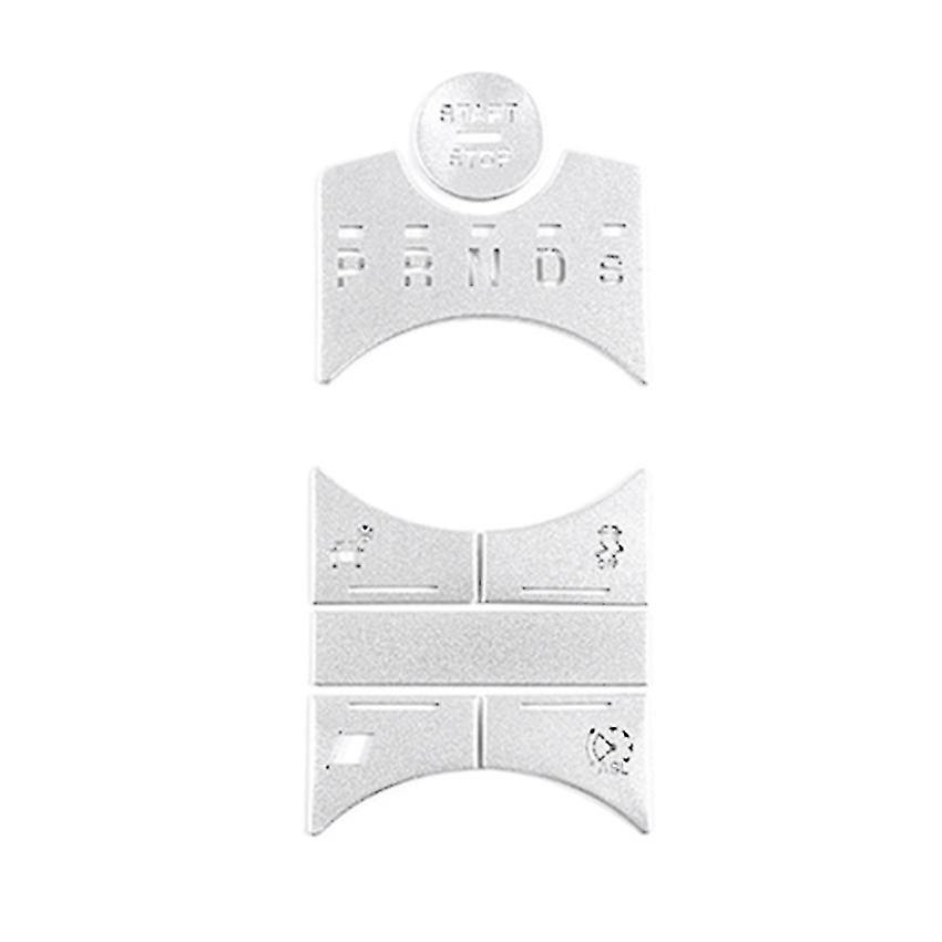 7pcs Car Central Ar Button Cover Rat Sticker For Xf 2012-2015