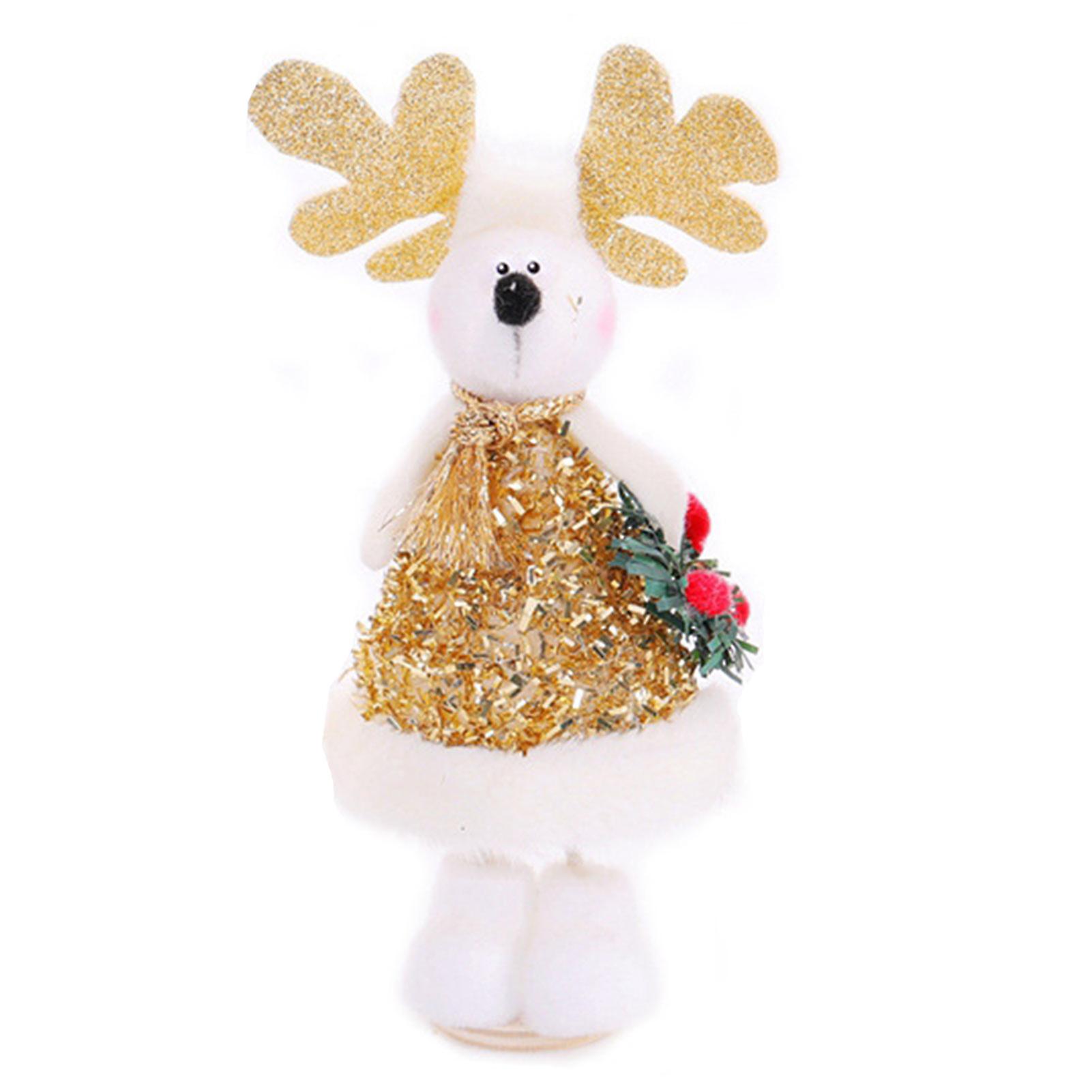 Christmas Standing Plush Ornament Toy Cute Lovely Interesting Plush Toys