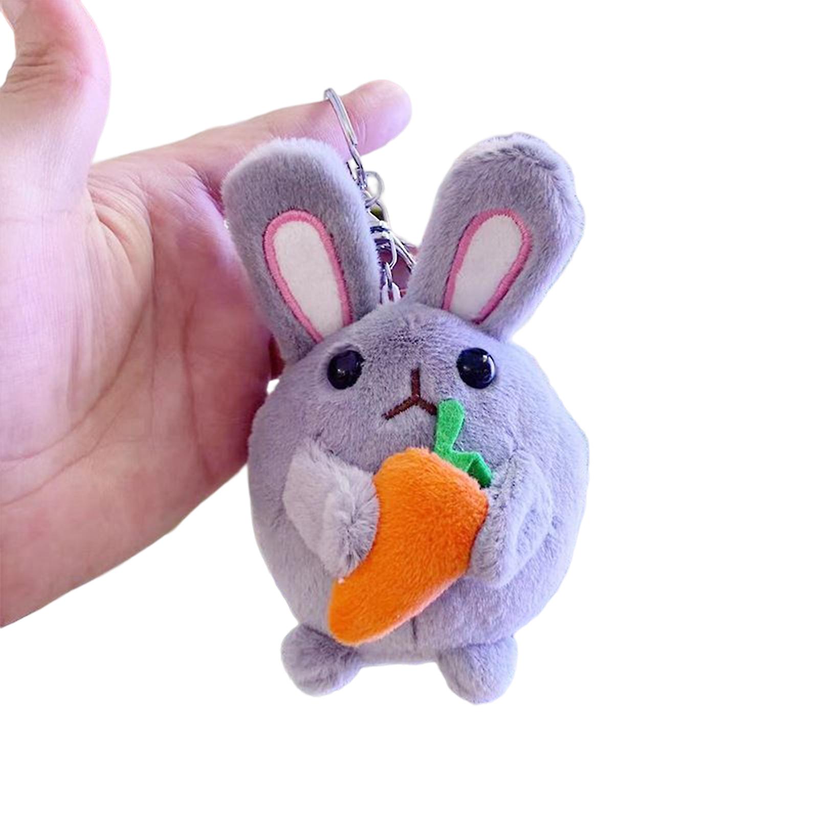 Little Rabbit Plush Pendant Hanging Doll Convenient Easy-to-hang Plush Keychain For Car Key Plush Pendant