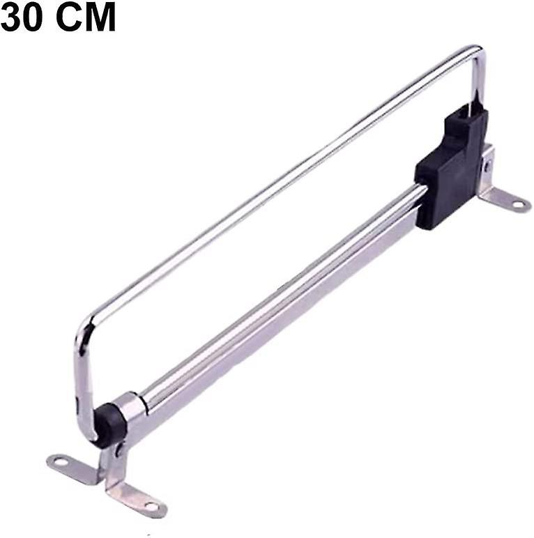 Retractable Closet Pull Out Rod Closet Valet Rod Extending Rail Pull Out Hanger Closet Valet Rod Rail Sliding Extending Telescopic Clothes Rod, 30 cm