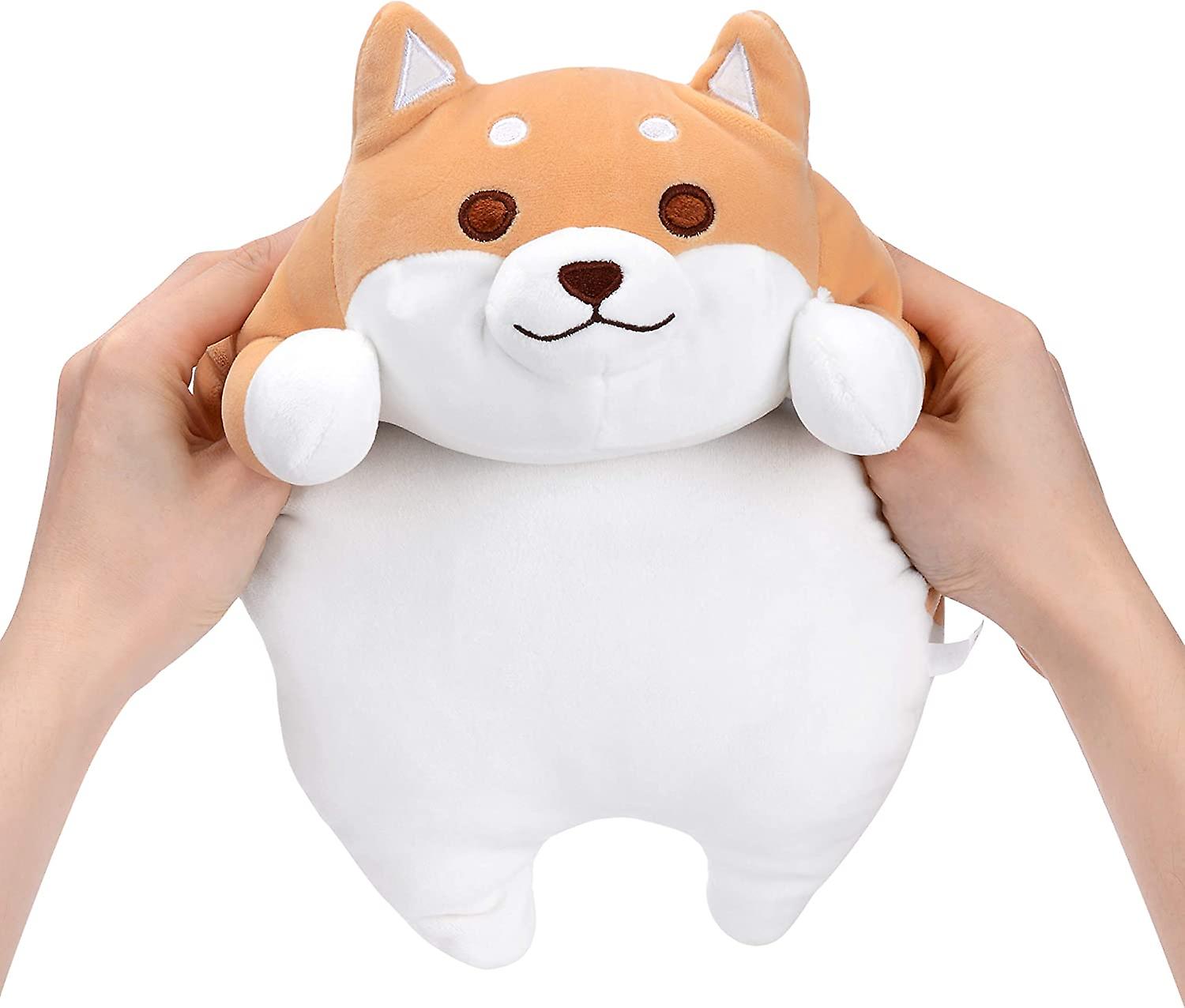 Anime Plushie Shiba Inu Hugging Pillow Shiba Plushie Toy Cute Corgi Plushie Jouet en peluche douce Shiba Inu 13,7 pouces