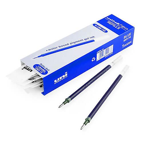 Uni Gel Ink滚珠笔签名笔补充水光防护12件宽