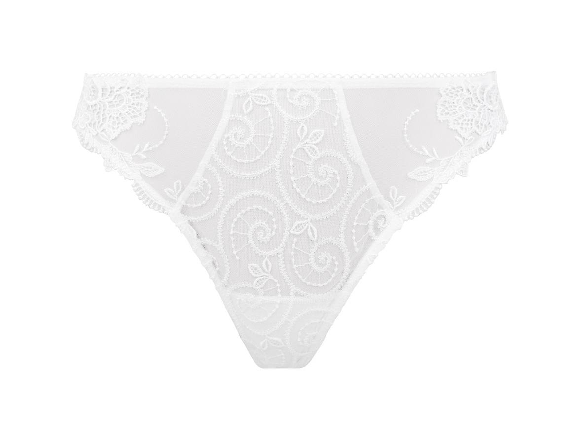 Lise Charmel Lingerie Crystal Poesie String Tanga White ACH0034