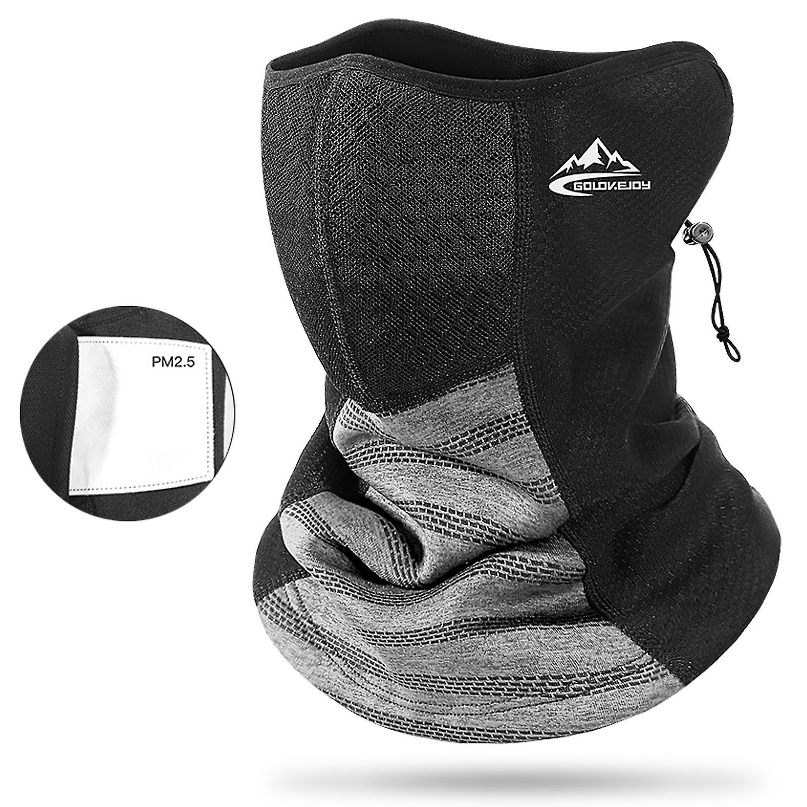 Winter Neck Warmer with 1pcs Active Carbon Filter Men Women Windproof Balaclava Face Cover Warm