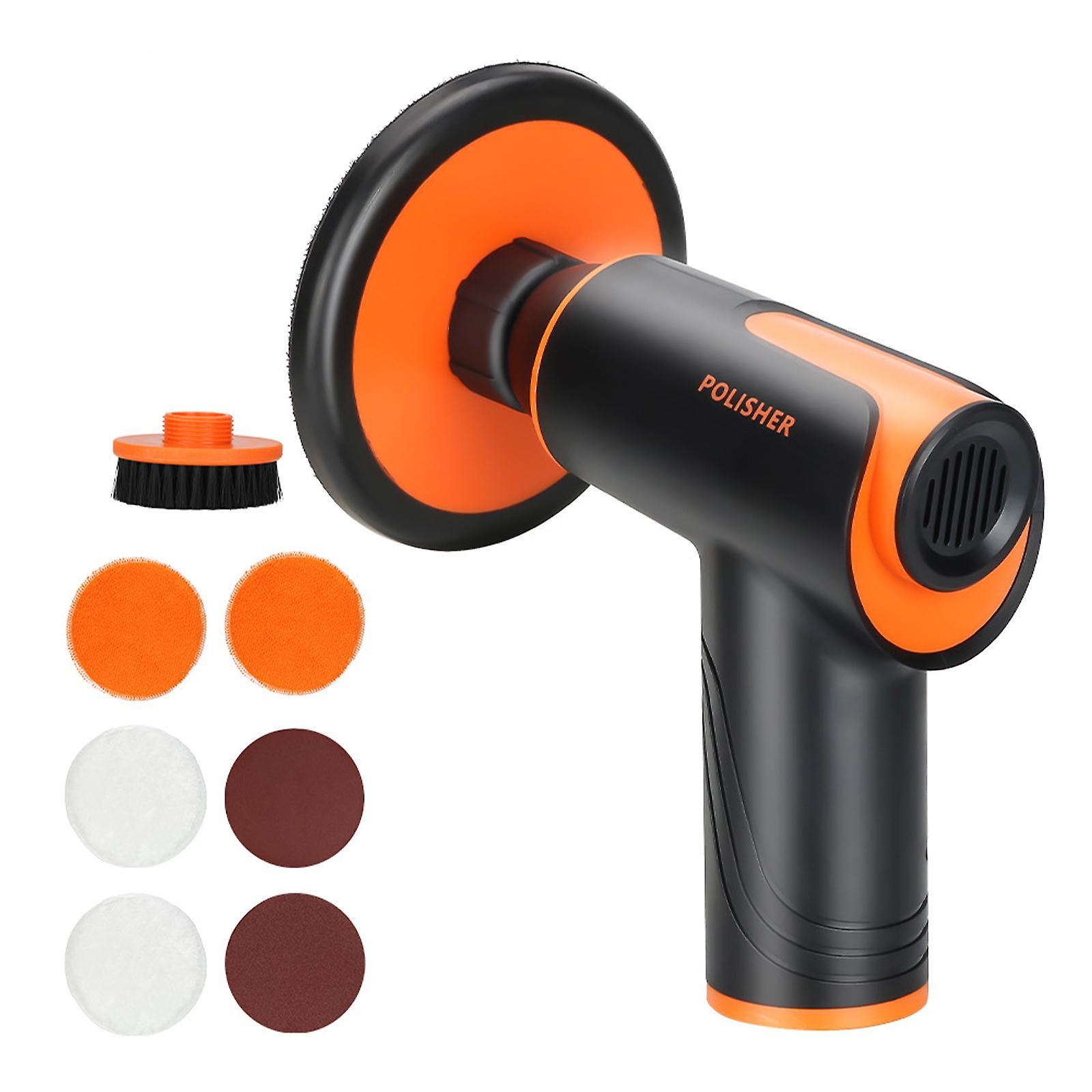 Mini Car Cordless Polishing Machine Polisher Rechargeable Complete Kit
