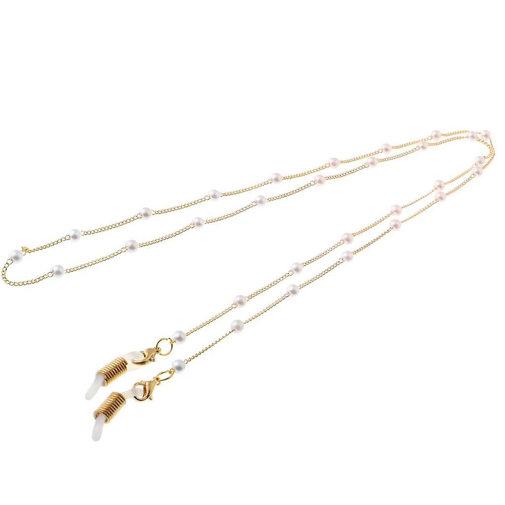 Simple Pearl Glasses Chains Eyeglasses Rope Eyewear Neck Cord Strap String