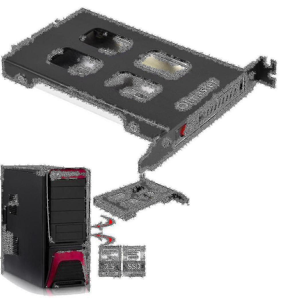Pci Mobile Rack Enclosure Hard Disk Drive Case Box For 2.5 Inch Sata Sdd Hdd Adapter