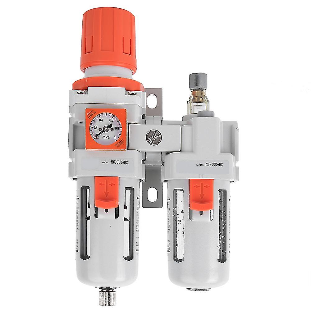 Nanpu Oil Water Filter Regulator Lubricator Air Treatment Separator G3/8in 0.15-0.9mpa
