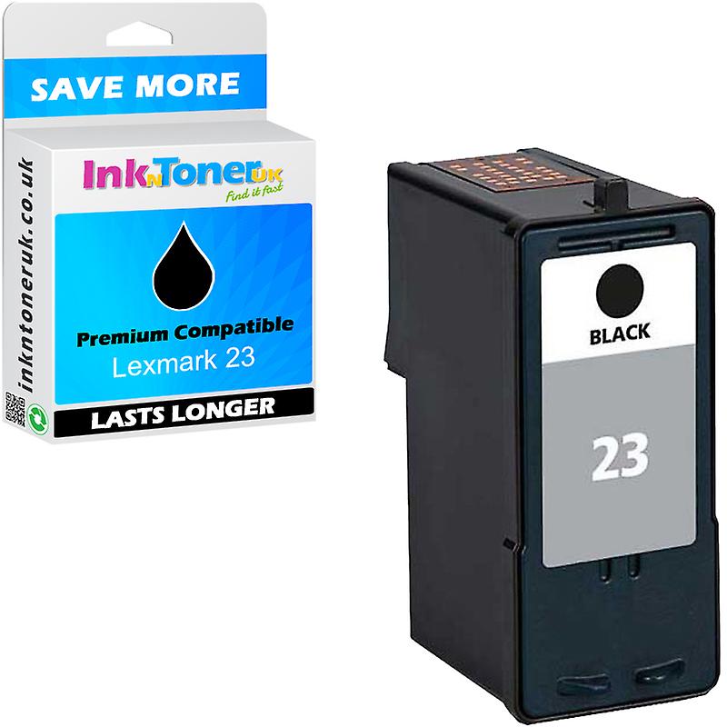 Compatible Lexmark 23 Black Ink Cartridge (18c1523e) Premium